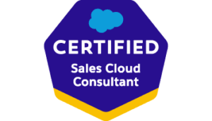 Salesforce Certified Sales Cloud Consultant badge