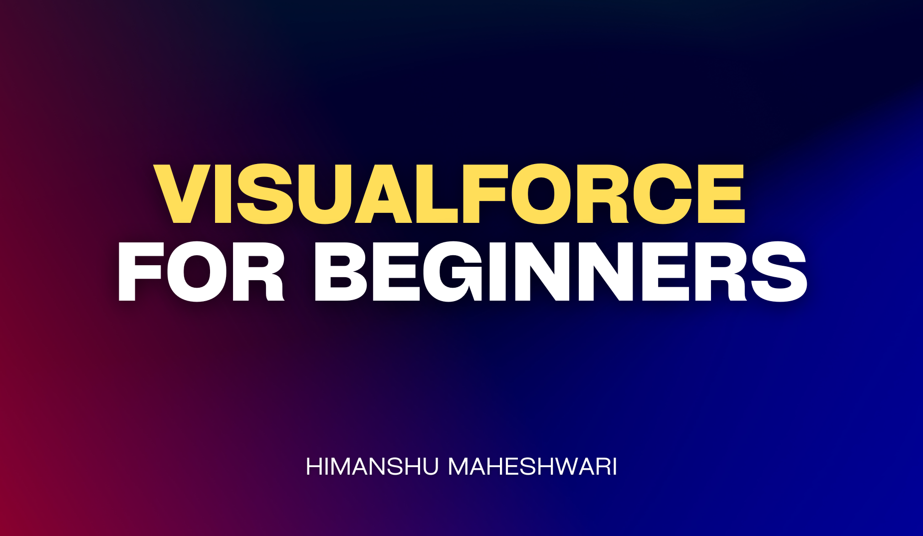 Visualforce for Beginners