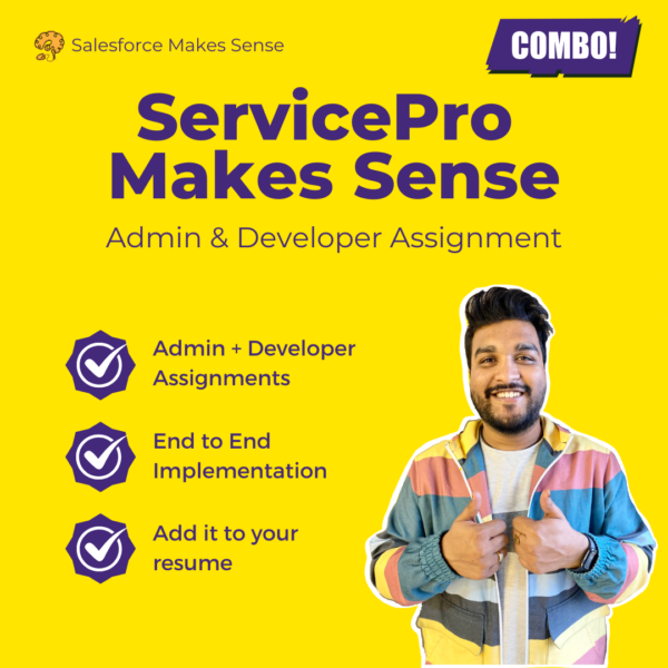 ServicePro Makes Sense - Admin & Developer Assignment